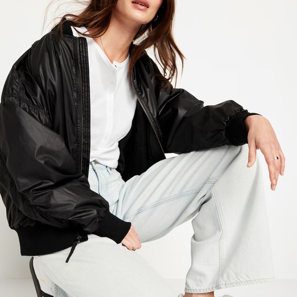 NWT OLD NAVY Short-Sleeve Waffle-Knit Henley Top Color: White Lilies Product - Picture 4 of 9